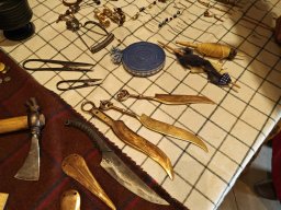 Schautisch Mitterkirchen Lange Nacht der Museen Okt 25 - Rashmi &amp; Jakob