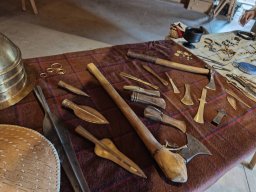 Schautisch Mitterkirchen Lange Nacht der Museen Okt 25 - Rashmi &amp; Jakob