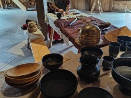 Schautisch Mitterkirchen Lange Nacht der Museen Okt 25 - Rashmi &amp; Jakob